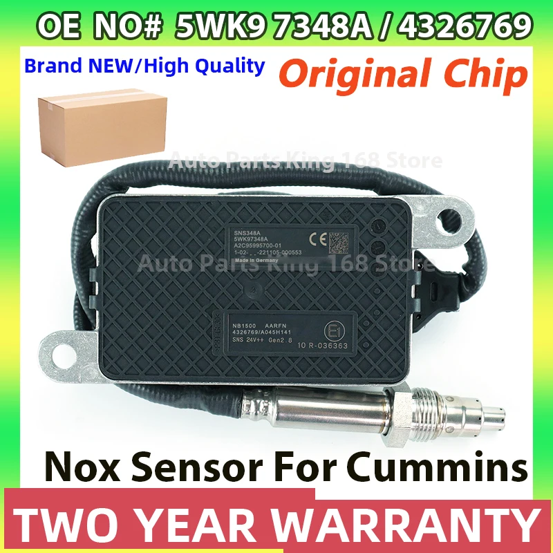 4326769 5WK97348A 2006243 2139930 1928760 1953530 Оригинальный новый датчик NOx оксида азота для DAF для грузовика Cummins CF XF F7 24 В
4326769 5WK97348A 2006243 2139930 1928760 1953530 Оригинальный новый датчик NOx оксида азота для DAF для грузовика Cummins CF XF F7 24 В