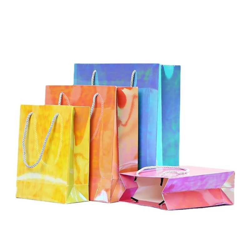 10 Pcs Printing Tote Rainbow Magic Color Papershopping Bag INS Style Gift Packaging
10 Pcs Printing Tote Rainbow Magic Color Papershopping Bag INS Style Gift Packaging