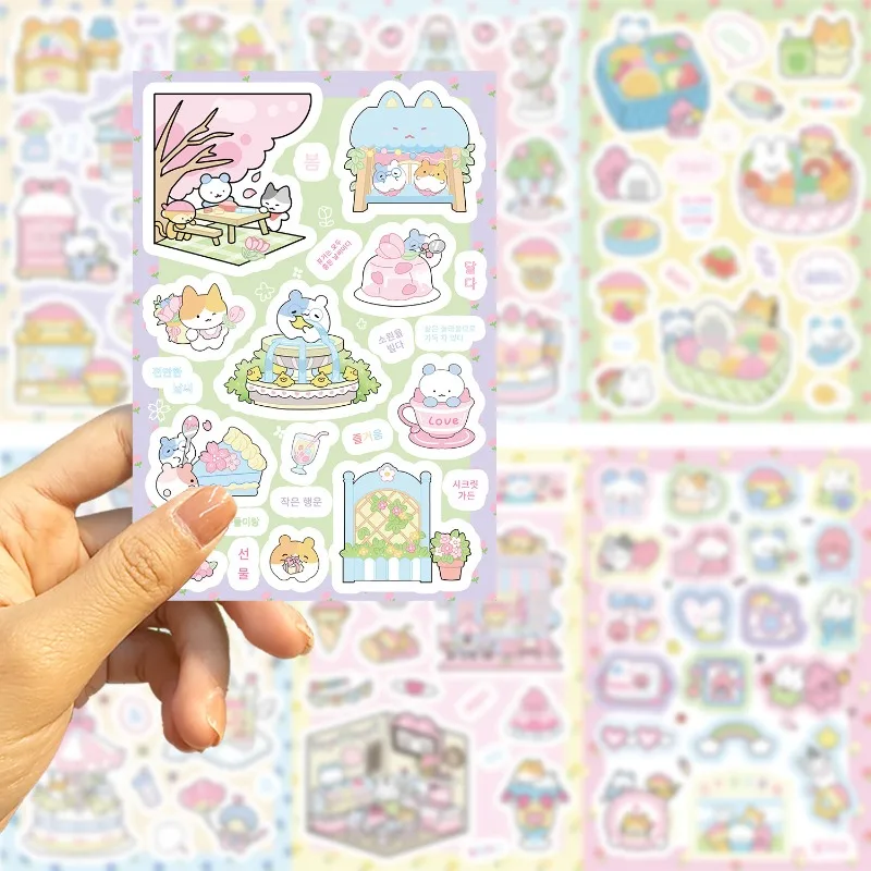 Cute 8PCS Spring Travel Mini Cartoon Stickers Waterproof Design for Guka Notebook Hand Account Phone Case DIY Decor
Cute 8PCS Spring Travel Mini Cartoon Stickers Waterproof Design for Guka Notebook Hand Account Phone Case DIY Decor