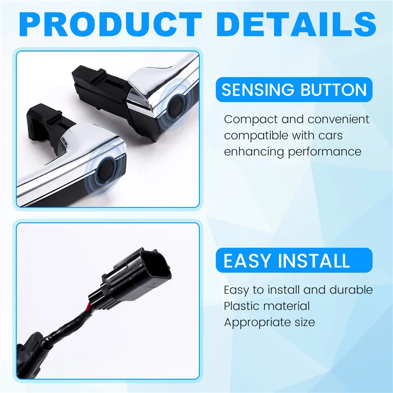 X39A-1Pair Front Door Handle With Inductive Button 72181-TA1-J01 72141-TA1-J01 For Honda Accord 2008-2012 Outer Handle Pull
X39A-1Pair Front Door Handle With Inductive Button 72181-TA1-J01 72141-TA1-J01 For Honda Accord 2008-2012 Outer Handle Pull