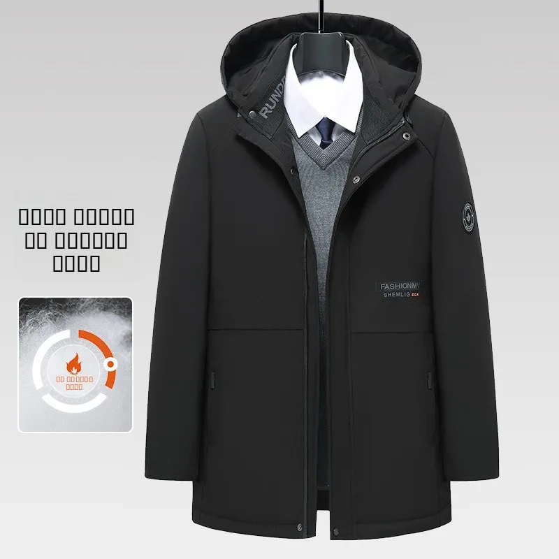 Thiened Removable Hat Winter Jaet for Men Faionable Warmth Cotton Clothes Stand Fit Casual Sle Urban Faion
Thiened Removable Hat Winter Jaet for Men Faionable Warmth Cotton Clothes Stand Fit Casual Sle Urban Faion