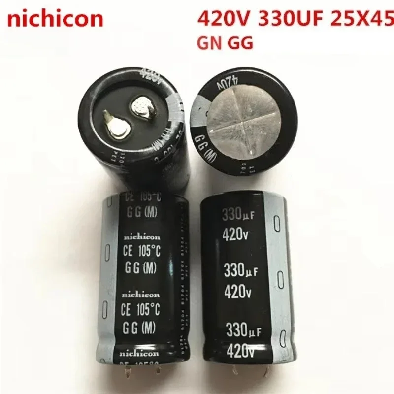 2 шт./10 шт. Nichicon серии GN/GG 25x45 мм 420 В 330 мкФ защелкивающийся электролитический конденсатор блока питания
2 шт./10 шт. Nichicon серии GN/GG 25x45 мм 420 В 330 мкФ защелкивающийся электролитический конденсатор блока питания
