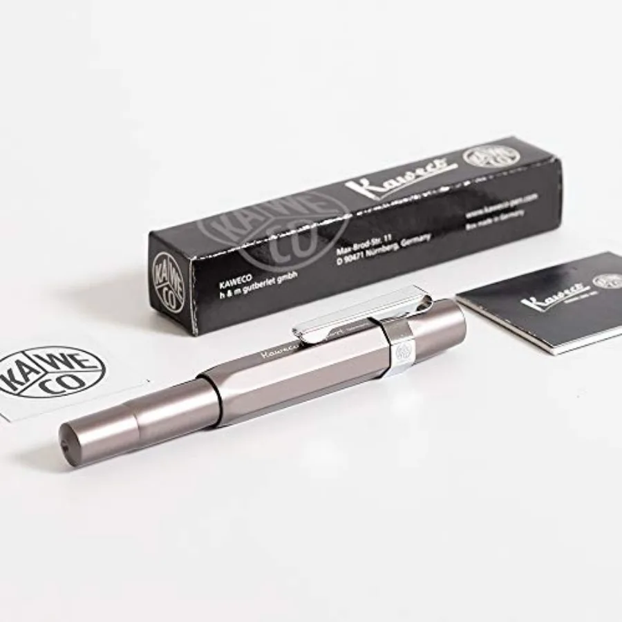 AL Sport Fountain Pen Anthracite, Fine Nib Sport Octagonal Clip Chrome
AL Sport Fountain Pen Anthracite, Fine Nib Sport Octagonal Clip Chrome