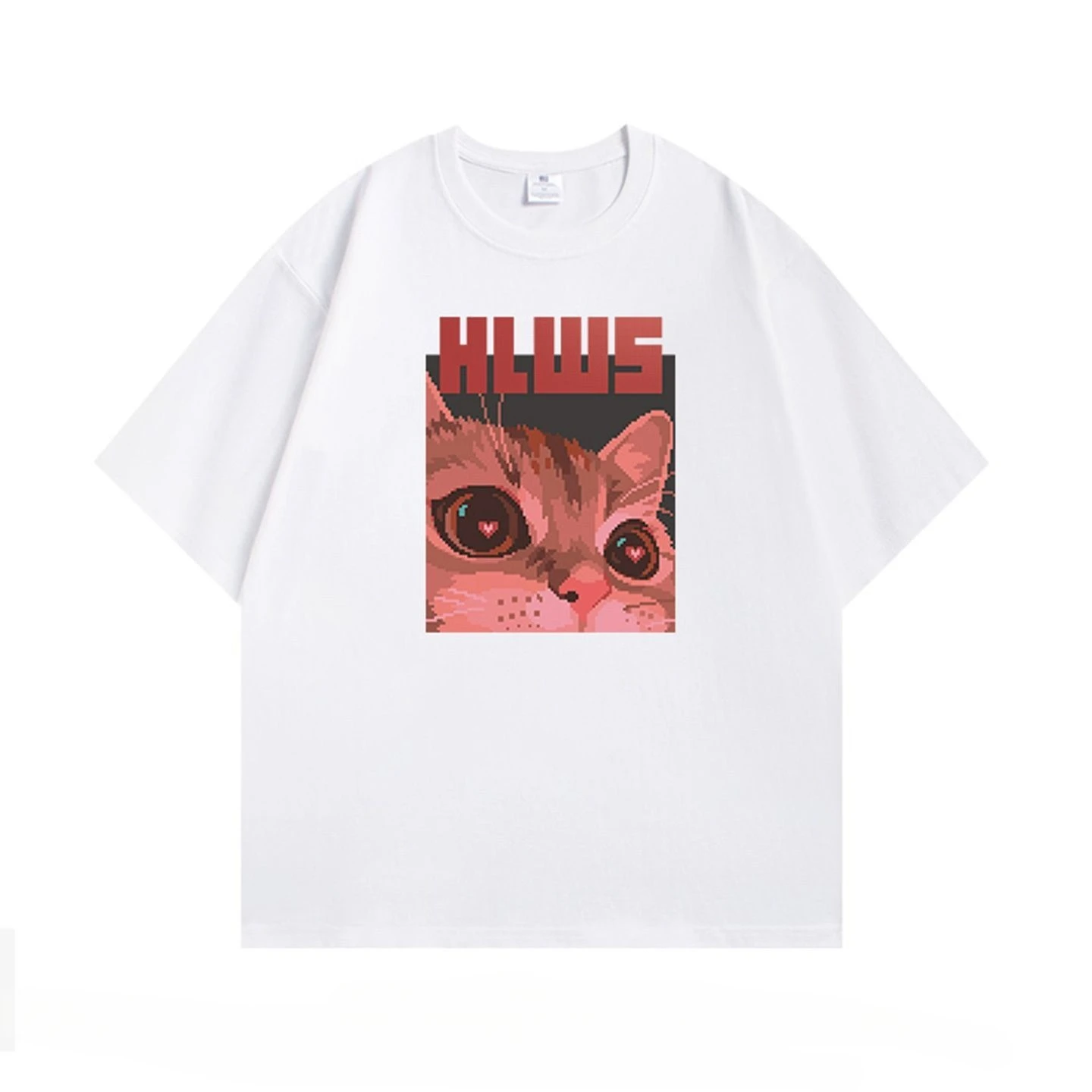 Heroweth Pixel Love Eye Cat Manches Courtes Été Coton Impression Polyvalente Pour Hommes Et Femmes Américains
Heroweth Pixel Love Eye Cat Manches Courtes Été Coton Impression Polyvalente Pour Hommes Et Femmes Américains