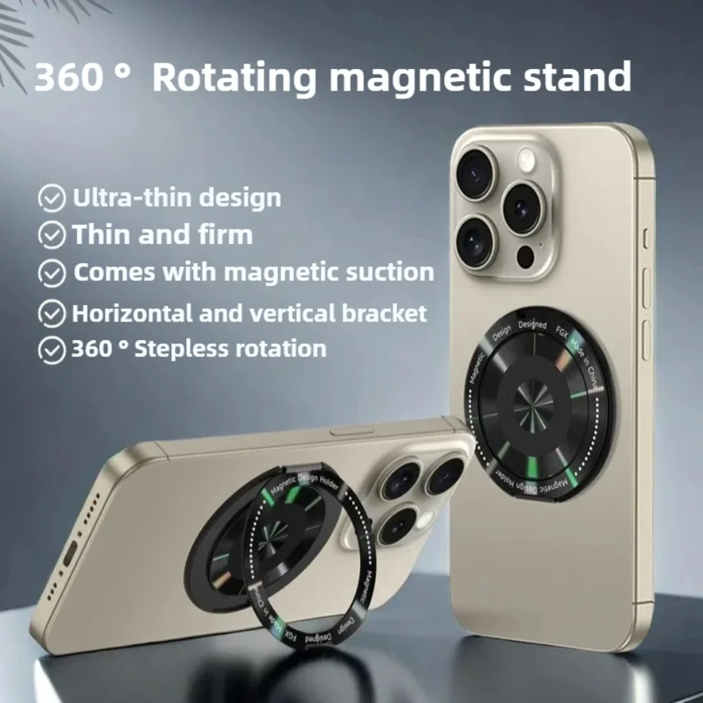 Ultra-thin 360 Rotating Mobile Phone Holder Paste-type Lazy Universal Desktop Ring Magnetic Back Sticker
Ultra-thin 360 Rotating Mobile Phone Holder Paste-type Lazy Universal Desktop Ring Magnetic Back Sticker