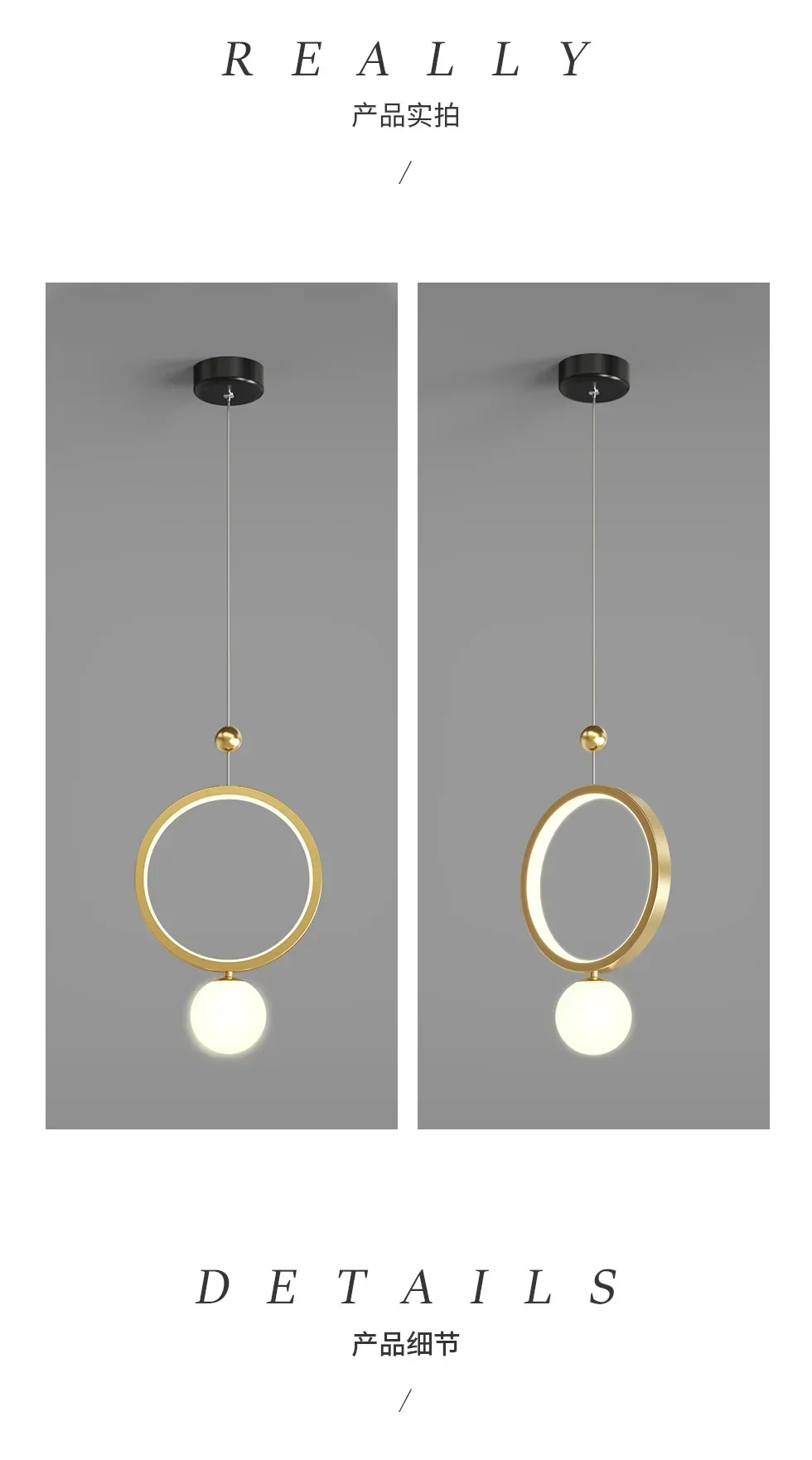 Modern New Pendant Light Luxury Led Bedside Ring Gold Lighting Fixture Hanging Living Bedroom Kitchen Island Home Decor Lamp
Modern New Pendant Light Luxury Led Bedside Ring Gold Lighting Fixture Hanging Living Bedroom Kitchen Island Home Decor Lamp
