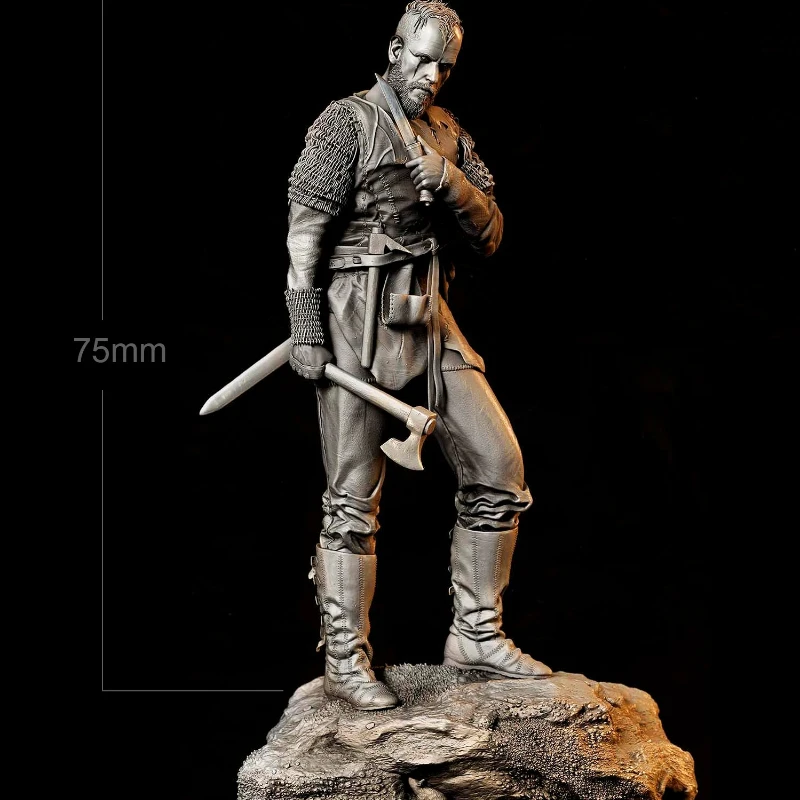 1/24 7.5cm Resin Model Viking Warrior Figurine Unpainted Sculpture RW-051
1/24 7.5cm Resin Model Viking Warrior Figurine Unpainted Sculpture RW-051