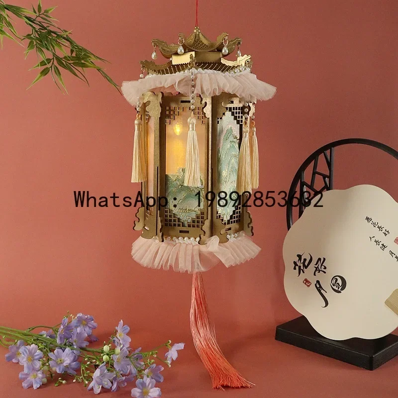 Ancient Style Handheld Lantern Pendant Decoration Hanfu Handmade Antique Hexagonal Palace Lantern Palace Photo Prop
Ancient Style Handheld Lantern Pendant Decoration Hanfu Handmade Antique Hexagonal Palace Lantern Palace Photo Prop
