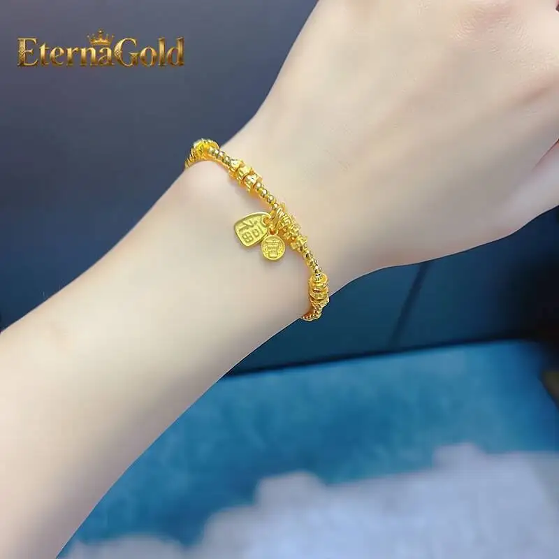 EternaGold 9999 24K real gold Jizi Fu brand transportation ring bead bracelet for women 2025 new Chinese style bead bead bracel
EternaGold 9999 24K real gold Jizi Fu brand transportation ring bead bracelet for women 2025 new Chinese style bead bead bracel