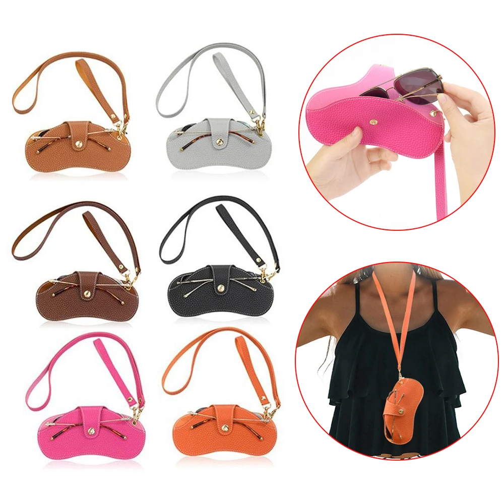 Fashion PU Leather Glasses Bag Sunglasses Storage Box Portable Hanging Neck Eyewear Case
Fashion PU Leather Glasses Bag Sunglasses Storage Box Portable Hanging Neck Eyewear Case