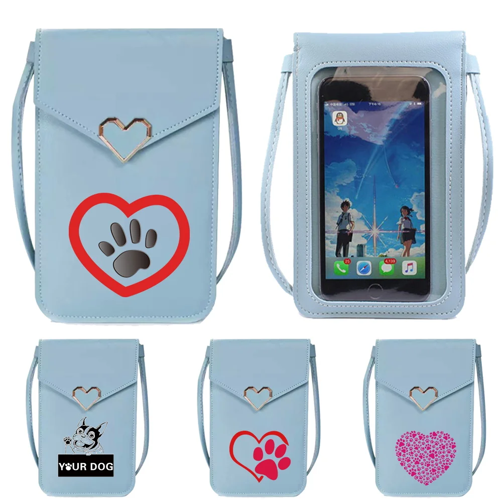 Универсальная прозрачная сумка для телефона серии Portable Footprints с сенсорным экраном, женская сумка через плечо для поездок и шопинга
Универсальная прозрачная сумка для телефона серии Portable Footprints с сенсорным экраном, женская сумка через плечо для поездок и шопинга