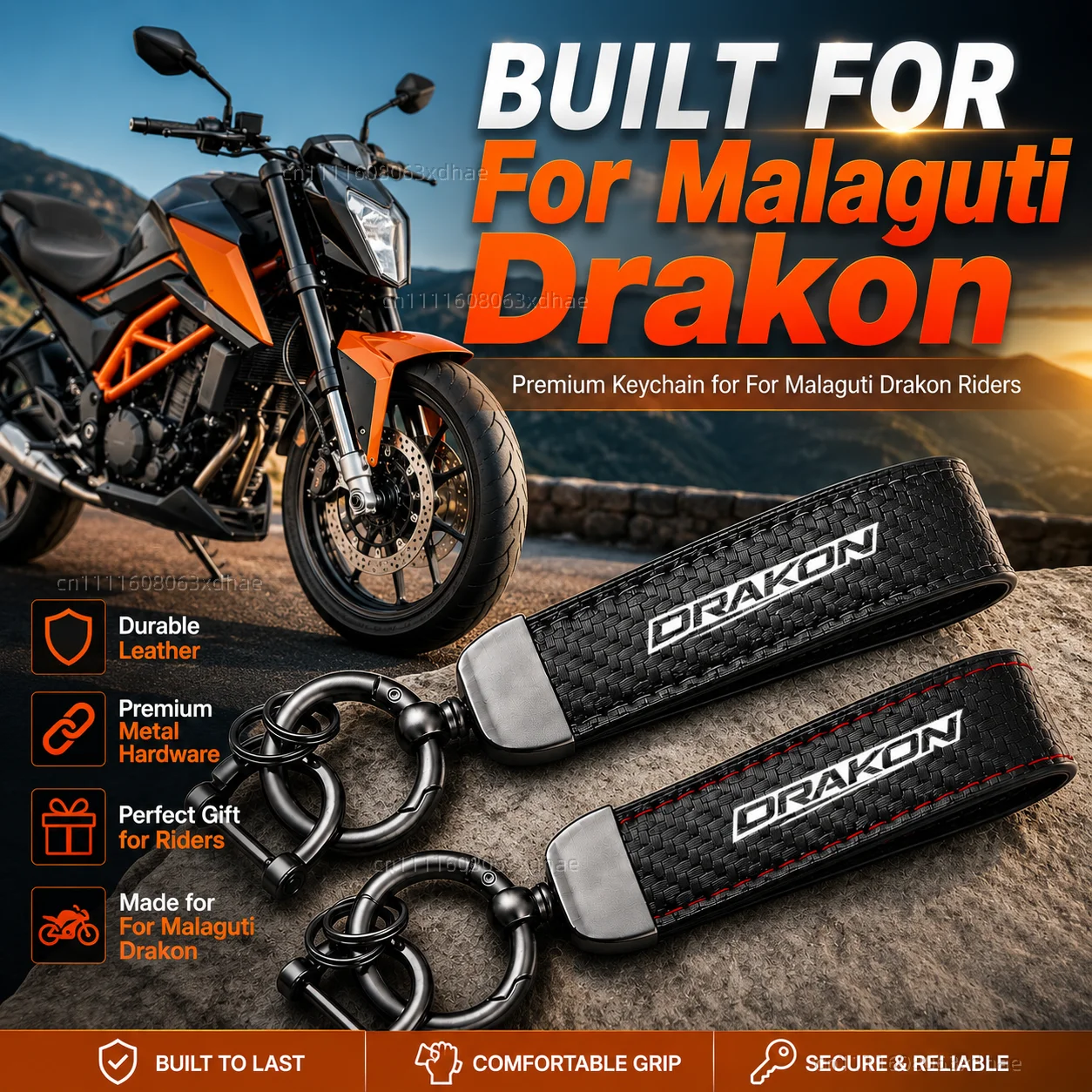 High-Grade Leather Motorcycle Keychain Holder Keyring Accessories For Malaguti Drakon 2022-2024
High-Grade Leather Motorcycle Keychain Holder Keyring Accessories For Malaguti Drakon 2022-2024
