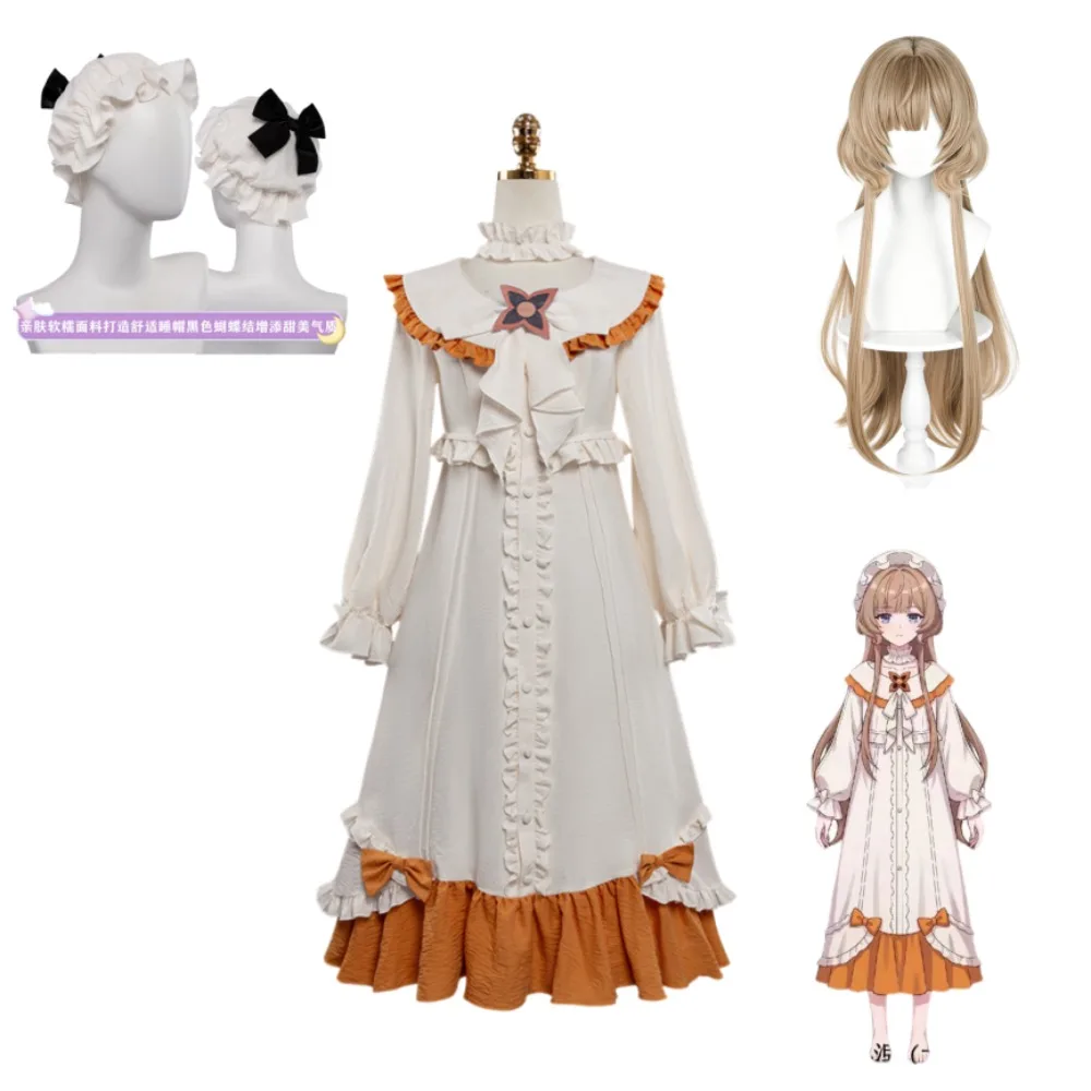 Genshin Impact Sandrone Cosplay costume Cute Cotton Pajamas Full Set AWomen Anime Loungewear Home Sleepwear Comic Con Outfit
Genshin Impact Sandrone Cosplay costume Cute Cotton Pajamas Full Set AWomen Anime Loungewear Home Sleepwear Comic Con Outfit