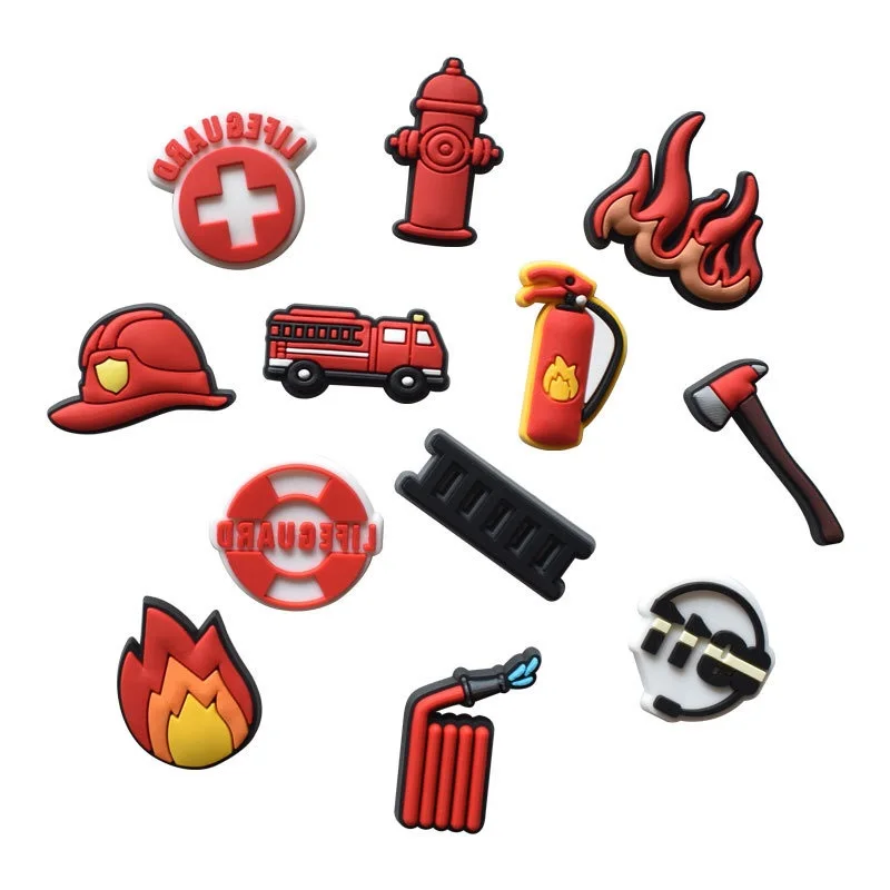 Fireman Shoe Charms for Kids Clogs Pins Boy Girls Badges Men Jeans Women Decorations Buckle Shoes Accessories
Fireman Shoe Charms for Kids Clogs Pins Boy Girls Badges Men Jeans Women Decorations Buckle Shoes Accessories