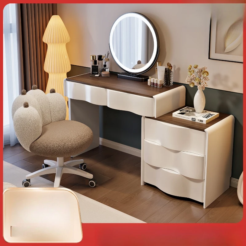 Internet celebrity solid wood dressing table storage cabinet integrated rock slab dressing table
Internet celebrity solid wood dressing table storage cabinet integrated rock slab dressing table
