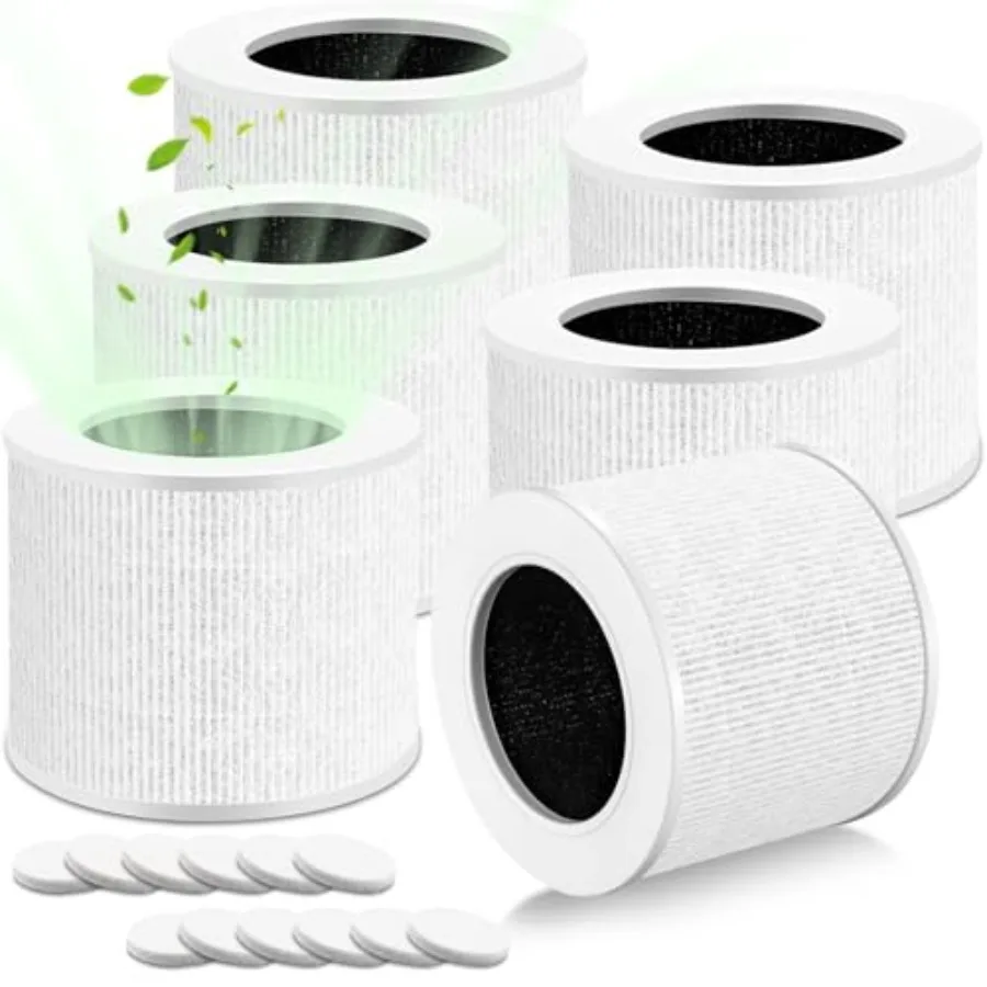 6 Pack Core Mini Replacement Filter for LEVOIT Air Cleaner, 3-in-1 H13 Grade Filters Compatible with LEVOIT Air Cleaner Core Mi
6 Pack Core Mini Replacement Filter for LEVOIT Air Cleaner, 3-in-1 H13 Grade Filters Compatible with LEVOIT Air Cleaner Core Mi