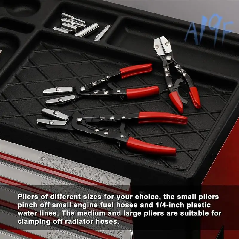 A19F-Hose Pinch Off Pliers Set 8In, 10In, 12In Pliers For Automotive, Radiator, Fuel & Coolant Lines
A19F-Hose Pinch Off Pliers Set 8In, 10In, 12In Pliers For Automotive, Radiator, Fuel & Coolant Lines