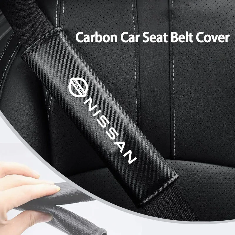 Car Seat Belt Pad Carbon Fibre Safety Belt Shoulder Cover Protection for Nissan Tiida Sylphy Teana Almera Qashqai X-trail Auto
Car Seat Belt Pad Carbon Fibre Safety Belt Shoulder Cover Protection for Nissan Tiida Sylphy Teana Almera Qashqai X-trail Auto