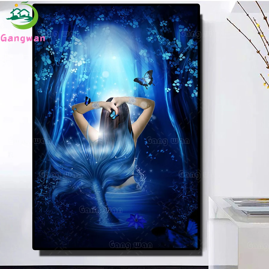 Diamond painting blue Mermaid back Mosaic Landscape DIY Handcraft Hobby Diamond Embroidery Painting beauty girl Home Decoration
Diamond painting blue Mermaid back Mosaic Landscape DIY Handcraft Hobby Diamond Embroidery Painting beauty girl Home Decoration