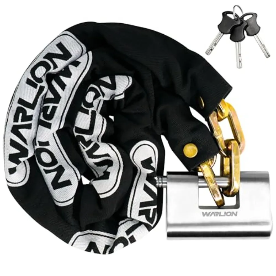 Комплект сверхмощных замков для цепи мотоцикла с защитой от порезов 4 x 5 16 и навесным замком из твердой нержавеющей стали для всепогодных условий эксплуатации
Комплект сверхмощных замков для цепи мотоцикла с защитой от порезов 4 x 5 16 и навесным замком из твердой нержавеющей стали для всепогодных условий эксплуатации