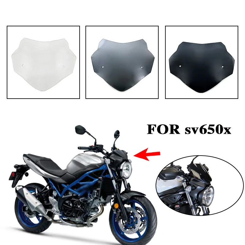 For Suzuki SV650 2016-2025 Motorcycle Accessori Windshield Windscreen Visor Wind Screen Deflector Kit sv650 SV 650 2023 2024
For Suzuki SV650 2016-2025 Motorcycle Accessori Windshield Windscreen Visor Wind Screen Deflector Kit sv650 SV 650 2023 2024