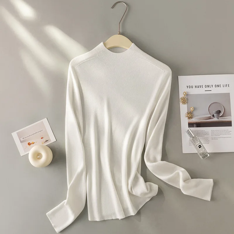 Тонкий вязаный свитер с воротником-стойкой, бесшовный многослойный пуловер с 3D вязанием, осень
Тонкий вязаный свитер с воротником-стойкой, бесшовный многослойный пуловер с 3D вязанием, осень