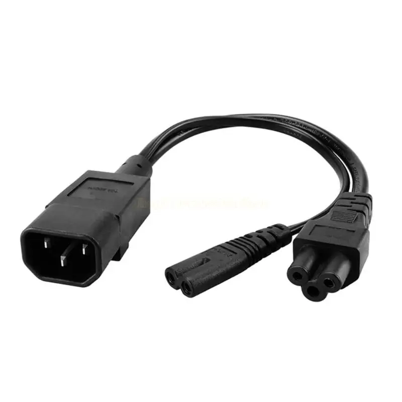 3Pin IEC320 C14 to IEC320 C5 + C7 Power Cord 1 to 2 Out Y-splitter Adapters Cable Extension Line Short Extension Wire
3Pin IEC320 C14 to IEC320 C5 + C7 Power Cord 1 to 2 Out Y-splitter Adapters Cable Extension Line Short Extension Wire