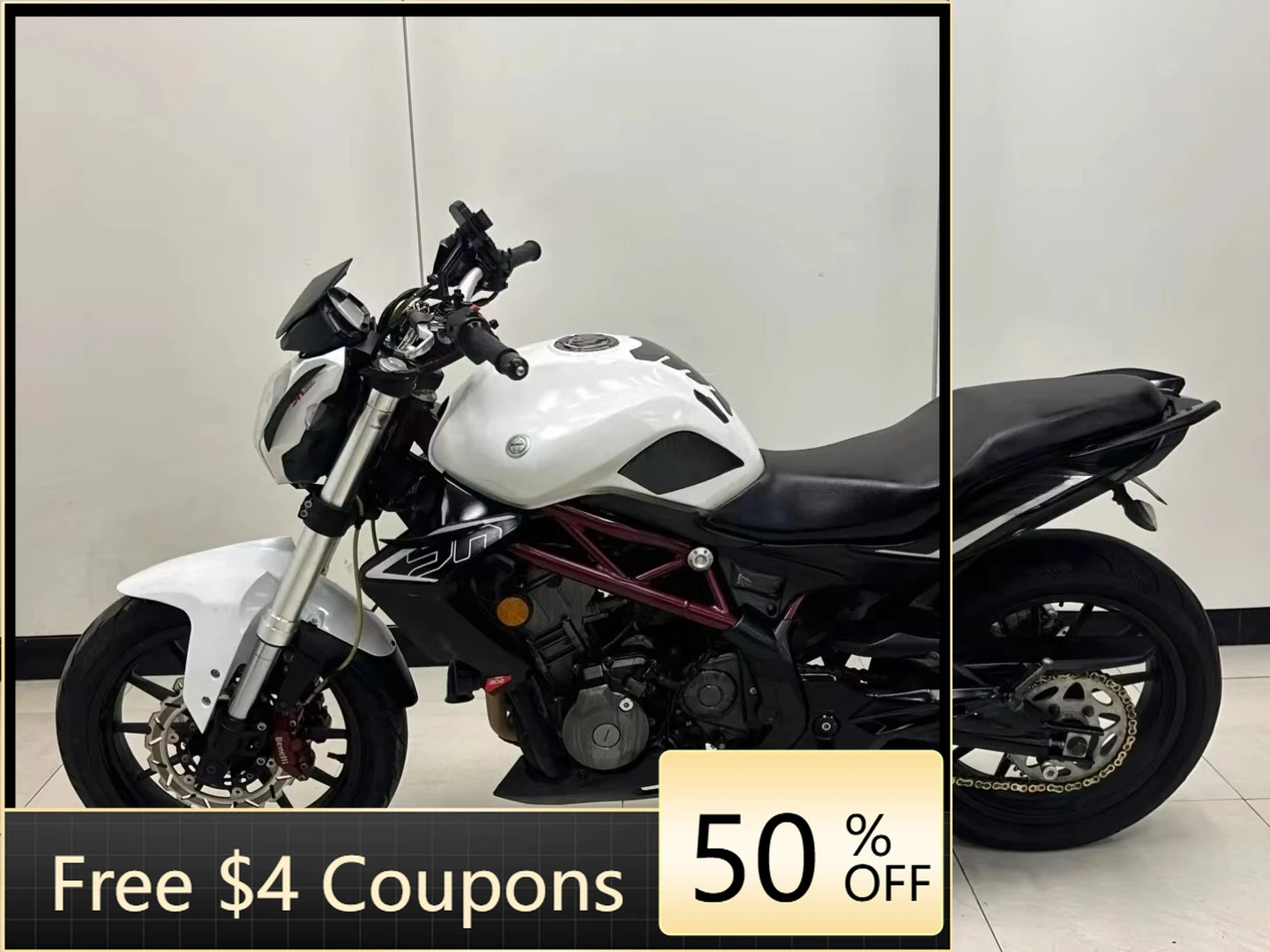 Rs Benali Huanglong 300 - used two-wheeled motorcycle sports car. Original paint finish. Quality assurance.
Rs Benali Huanglong 300 - used two-wheeled motorcycle sports car. Original paint finish. Quality assurance.