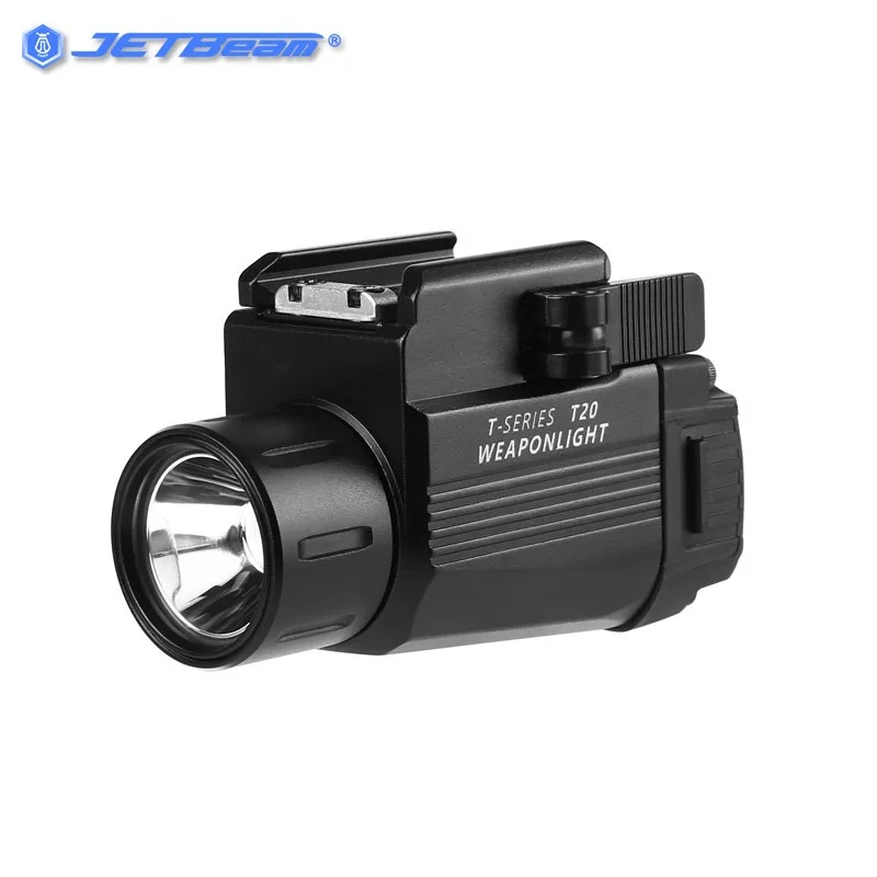 JETBEAM T20 Pistol Light 520 Lumens Compact rail Tactical Light with USB Rechargeable 16340 Battery
JETBEAM T20 Pistol Light 520 Lumens Compact rail Tactical Light with USB Rechargeable 16340 Battery