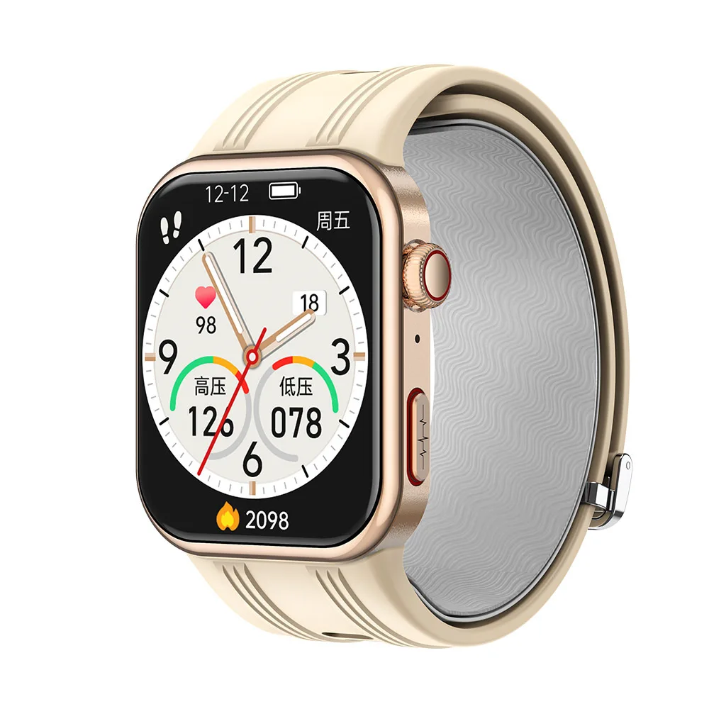 HK Smart Watch Bluetooth Calling ECG Heart Rate Blood Oxygen Temperature Monitor Sports Fitness Watch Remote Care
HK Smart Watch Bluetooth Calling ECG Heart Rate Blood Oxygen Temperature Monitor Sports Fitness Watch Remote Care