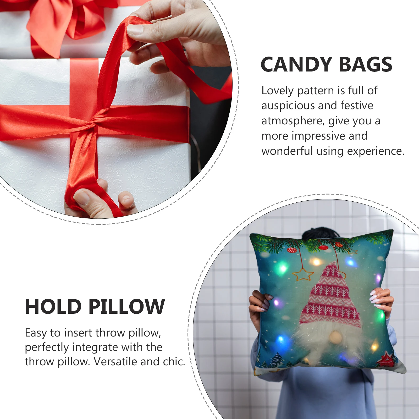 Luminous Christmas Pillowcase Creative Decorative Pillow Cover With Light Festive Home Decor For Living Room Bedroom Sofa Car
Luminous Christmas Pillowcase Creative Decorative Pillow Cover With Light Festive Home Decor For Living Room Bedroom Sofa Car