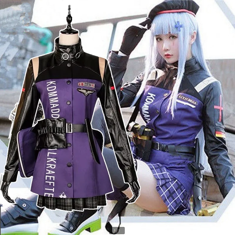 Game Girls' Frontline hk416 Cosplay Costume clothes wig and bag set Halloween Carnival Party Outfit For Women Wigs and Shoes
Game Girls' Frontline hk416 Cosplay Costume clothes wig and bag set Halloween Carnival Party Outfit For Women Wigs and Shoes
