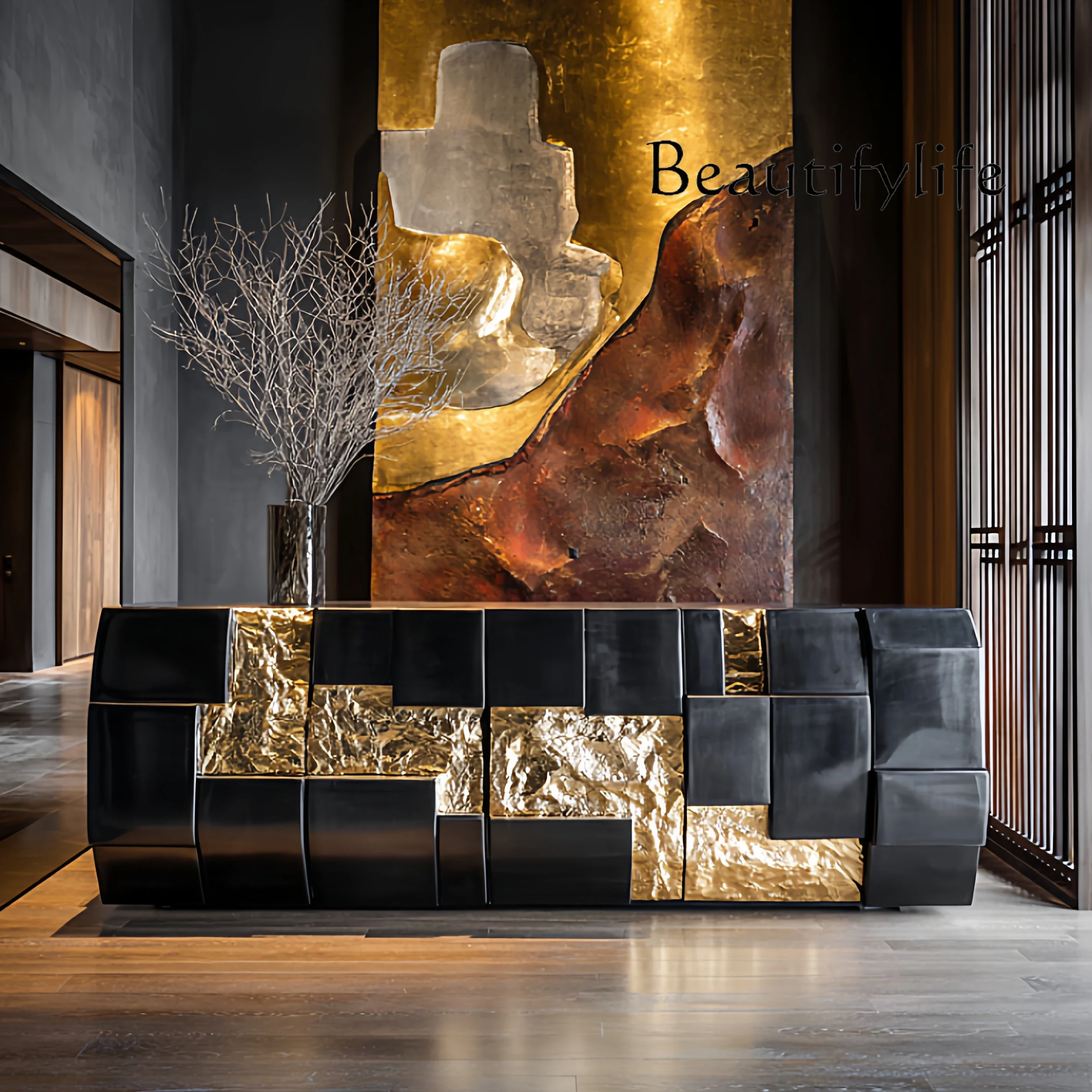 ZR Original Design Art Aesthetics Side Cabinet Decorative Cabinet Luxury House Furniture High Luxury International Pavilion
ZR Original Design Art Aesthetics Side Cabinet Decorative Cabinet Luxury House Furniture High Luxury International Pavilion