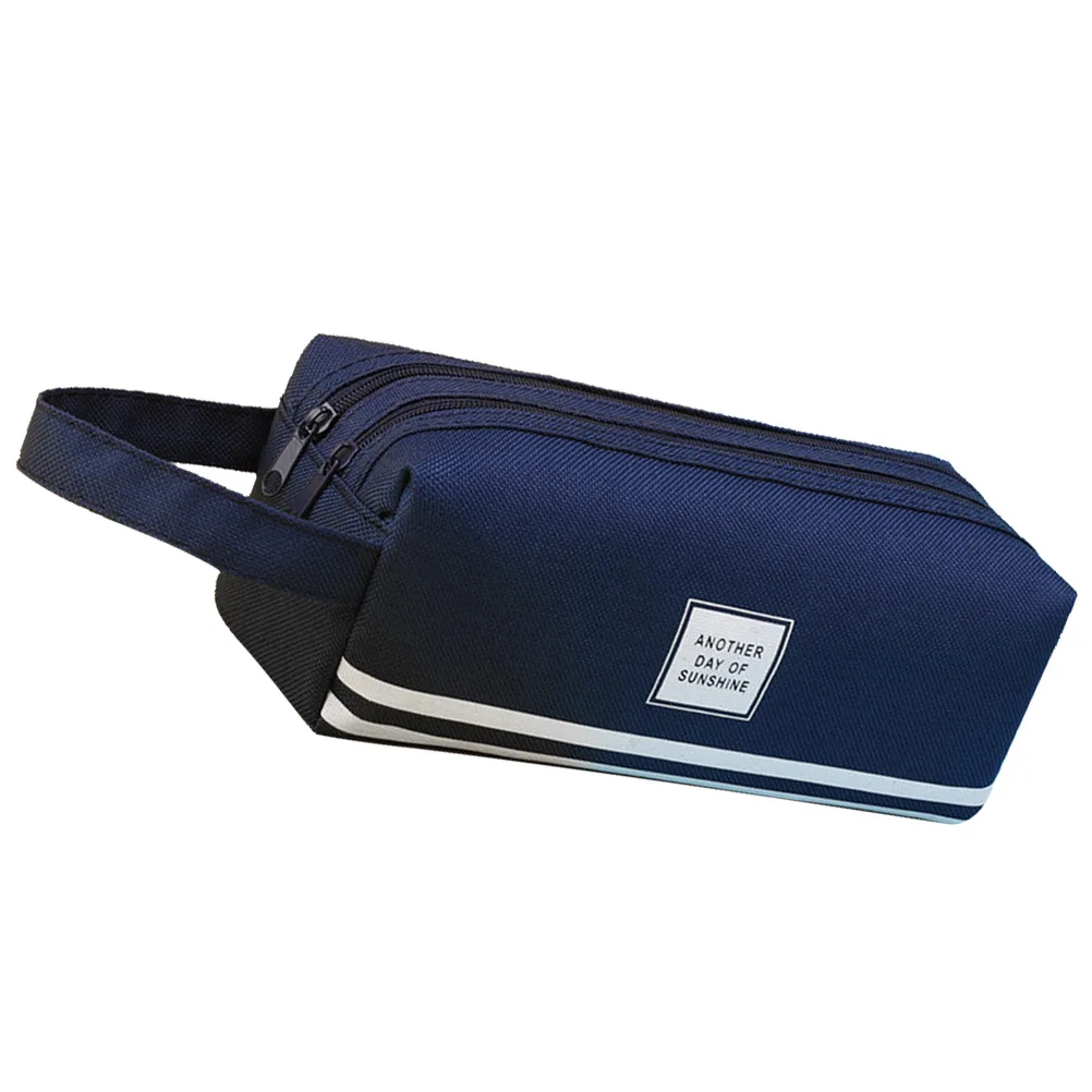 Double Layer Zipper Pencil Case Bag Large Capacity Canvas Case for Boys Girls Kids School Travel Storage Pouch
Double Layer Zipper Pencil Case Bag Large Capacity Canvas Case for Boys Girls Kids School Travel Storage Pouch