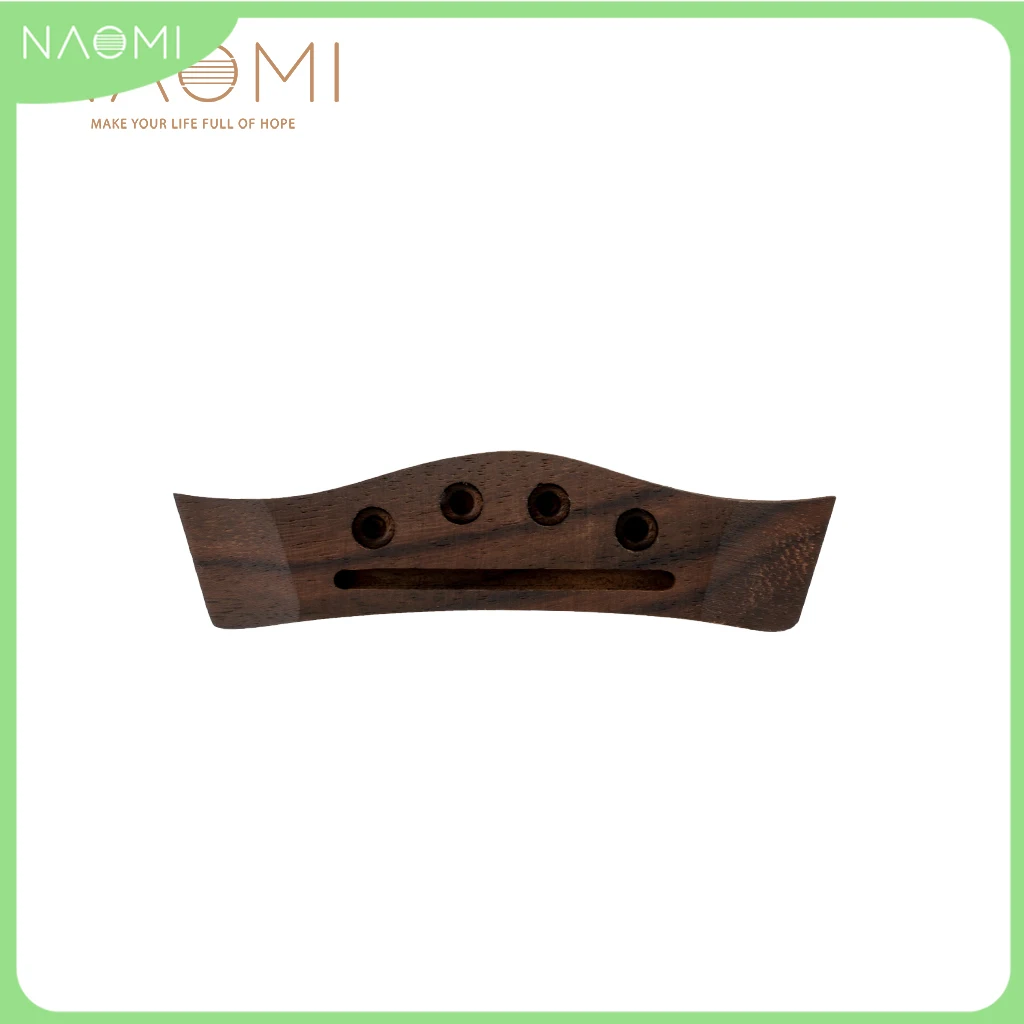 NAOMI 110mm Length Rosewood Bridge For Ukulele 4 String Guitar Part Accessories Slotted But Undrilled
NAOMI 110mm Length Rosewood Bridge For Ukulele 4 String Guitar Part Accessories Slotted But Undrilled
