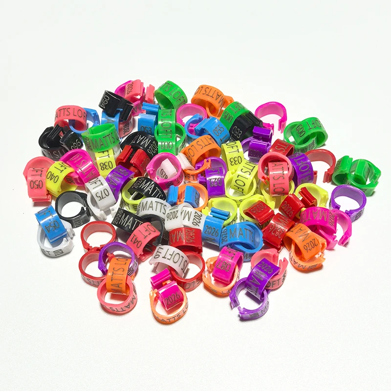 Personalized 100pcs Inner 8mm Plastic Pigeon Dove Bands Rings - Custom Laser Engraved,Pigeon Foot Rings
Personalized 100pcs Inner 8mm Plastic Pigeon Dove Bands Rings - Custom Laser Engraved,Pigeon Foot Rings