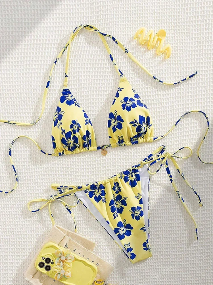 UETEEY 2025 New Summer Swimwear Bikinis Set Sexy Print Laced Up Bikini 2 Piece Set for Women Split Swimsuit Beach Style Bikini
UETEEY 2025 New Summer Swimwear Bikinis Set Sexy Print Laced Up Bikini 2 Piece Set for Women Split Swimsuit Beach Style Bikini