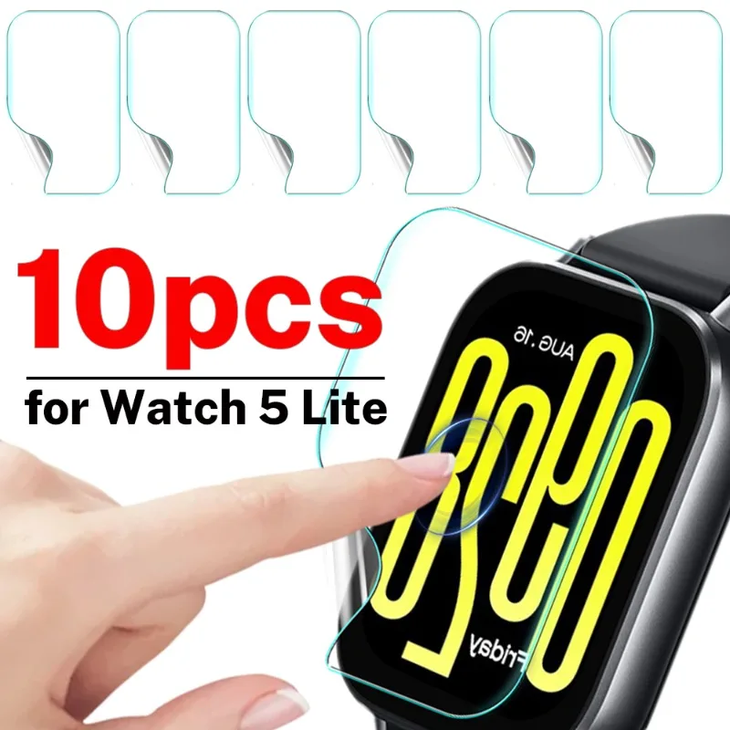 10/5 шт. гидрогелевая пленка для Xiaomi Redmi Watch 5 Lite, аксессуары для умных часов, изогнутая мягкая защитная пленка для экрана для Redmi Watch5 Lite
10/5 шт. гидрогелевая пленка для Xiaomi Redmi Watch 5 Lite, аксессуары для умных часов, изогнутая мягкая защитная пленка для экрана для Redmi Watch5 Lite