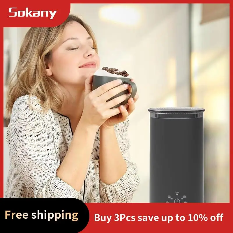 HIM-Electric Milk Frother Stainless Steel Milk Heating Machine Dual Hot And Cold Foam Maker EU Plug
HIM-Electric Milk Frother Stainless Steel Milk Heating Machine Dual Hot And Cold Foam Maker EU Plug