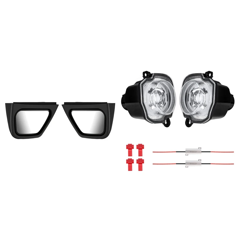 2 Pcs Car Blind Spot Assist Mirror Wide Angle Mirror & 1 Set Led Car Turn Signal Light Round Fog Light
2 Pcs Car Blind Spot Assist Mirror Wide Angle Mirror & 1 Set Led Car Turn Signal Light Round Fog Light