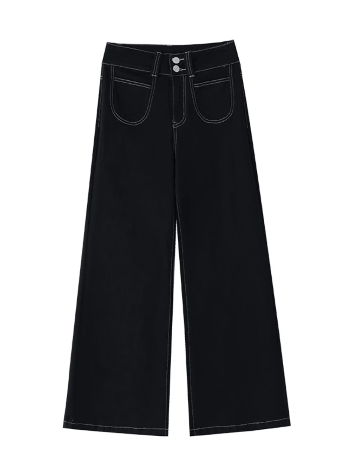 Bla High Waist Wide Leg Jeans Women's Casual Loose Fit Long Pants Autumn Winter Straight Cut Trousers for Pear aped Body
Bla High Waist Wide Leg Jeans Women's Casual Loose Fit Long Pants Autumn Winter Straight Cut Trousers for Pear aped Body