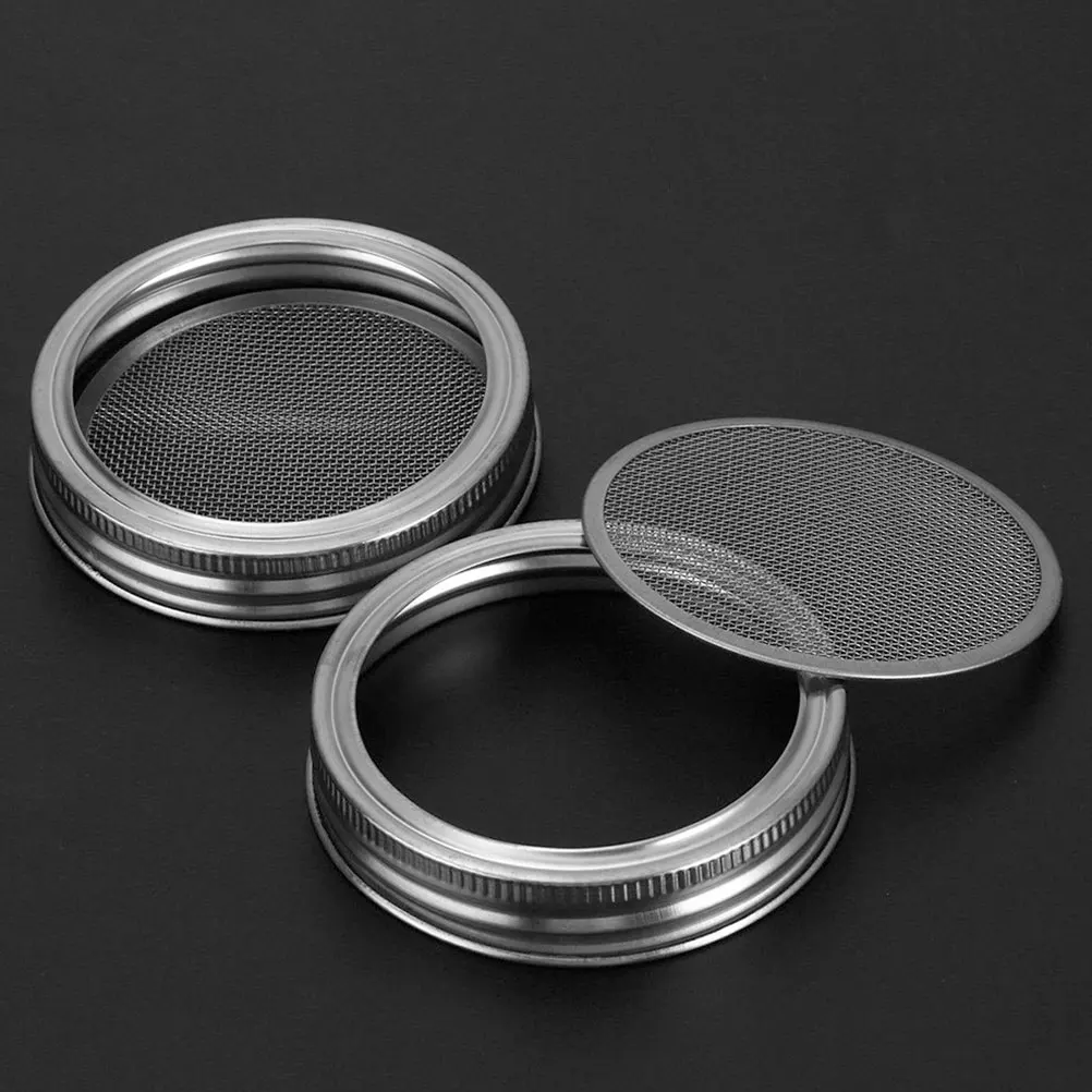 3pcs Mason Jar Sprout Lids Foodgrade Germination Tool Wide Mouth Portable Breathing Mesh Design Easy Clean Stainless Steel
3pcs Mason Jar Sprout Lids Foodgrade Germination Tool Wide Mouth Portable Breathing Mesh Design Easy Clean Stainless Steel