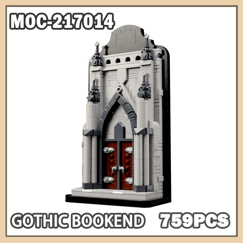MOC-217014 Gothic Bookend Custom Building Block Model Brick instructions DIY Set Creative Gifts Atmosphere Stress-relief 759PCS
MOC-217014 Gothic Bookend Custom Building Block Model Brick instructions DIY Set Creative Gifts Atmosphere Stress-relief 759PCS