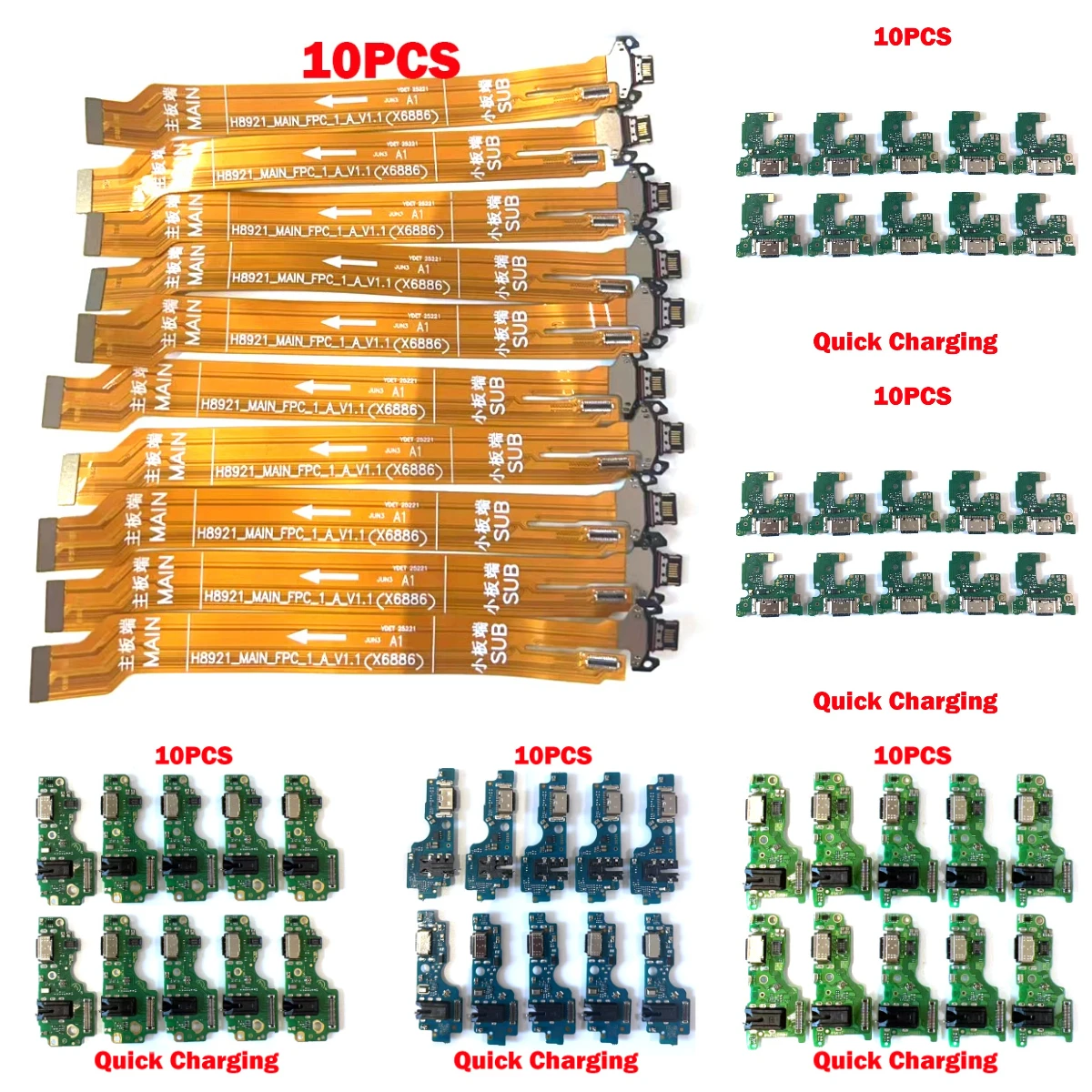 10pcs For Infinix Hot 50 50i 60 60i Pro Plus X6882 X6720 X6881 X6726 X6885 X6728 USB Charging Dock Port Connector Flex Cable
10pcs For Infinix Hot 50 50i 60 60i Pro Plus X6882 X6720 X6881 X6726 X6885 X6728 USB Charging Dock Port Connector Flex Cable