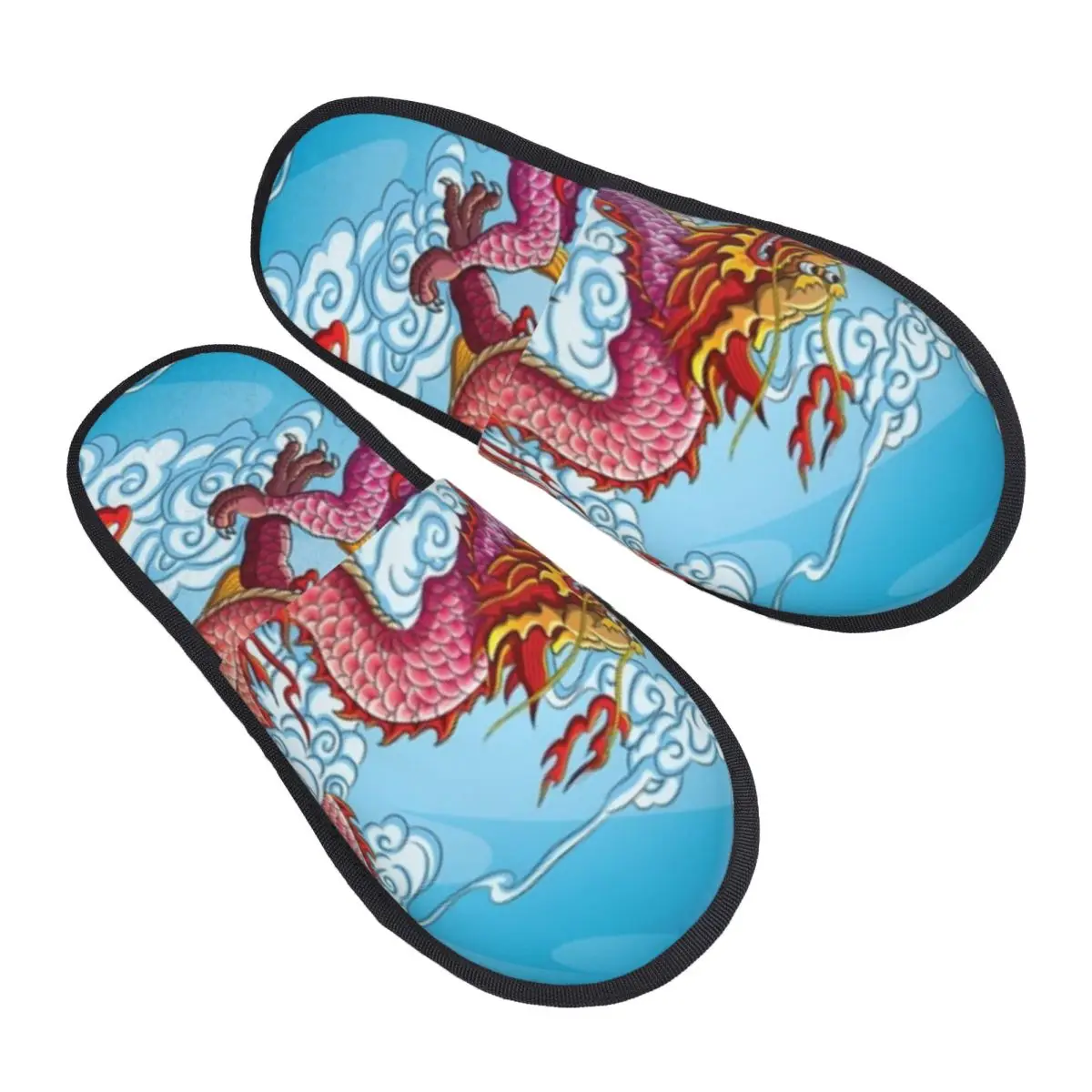 Плюшевые домашние тапочки с рисунком дракона, теплая мягкая обувь, домашняя обувь, осень-зима
Плюшевые домашние тапочки с рисунком дракона, теплая мягкая обувь, домашняя обувь, осень-зима