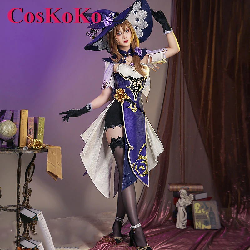 CosKoKo Lisa Cosplay Game Genshin Impact Costume Mondstadt Librarian Elegant Gorgeous Dress Halloween Party Role Play Clothing
CosKoKo Lisa Cosplay Game Genshin Impact Costume Mondstadt Librarian Elegant Gorgeous Dress Halloween Party Role Play Clothing
