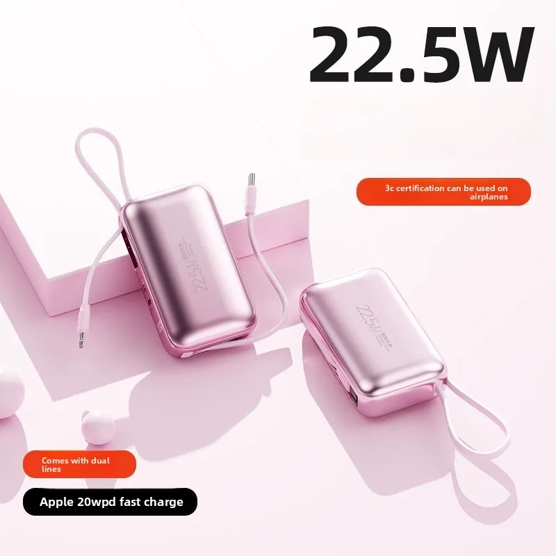 New 10000mAh 20000mAh 22.5W Power Bank Portable in With USB C Cable External Spare Battery Pack for iPhone Android mobile phone
New 10000mAh 20000mAh 22.5W Power Bank Portable in With USB C Cable External Spare Battery Pack for iPhone Android mobile phone