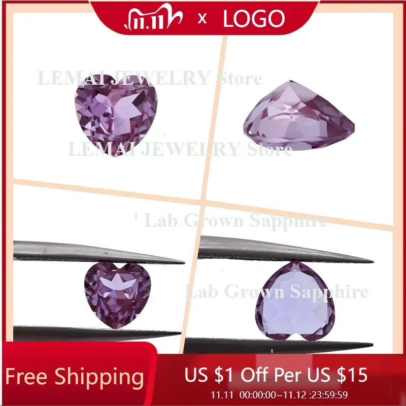 Heart Shape Color Change Lab Grown Alexandrite Gemstones For Jewelry Making Optional Certificates
Heart Shape Color Change Lab Grown Alexandrite Gemstones For Jewelry Making Optional Certificates