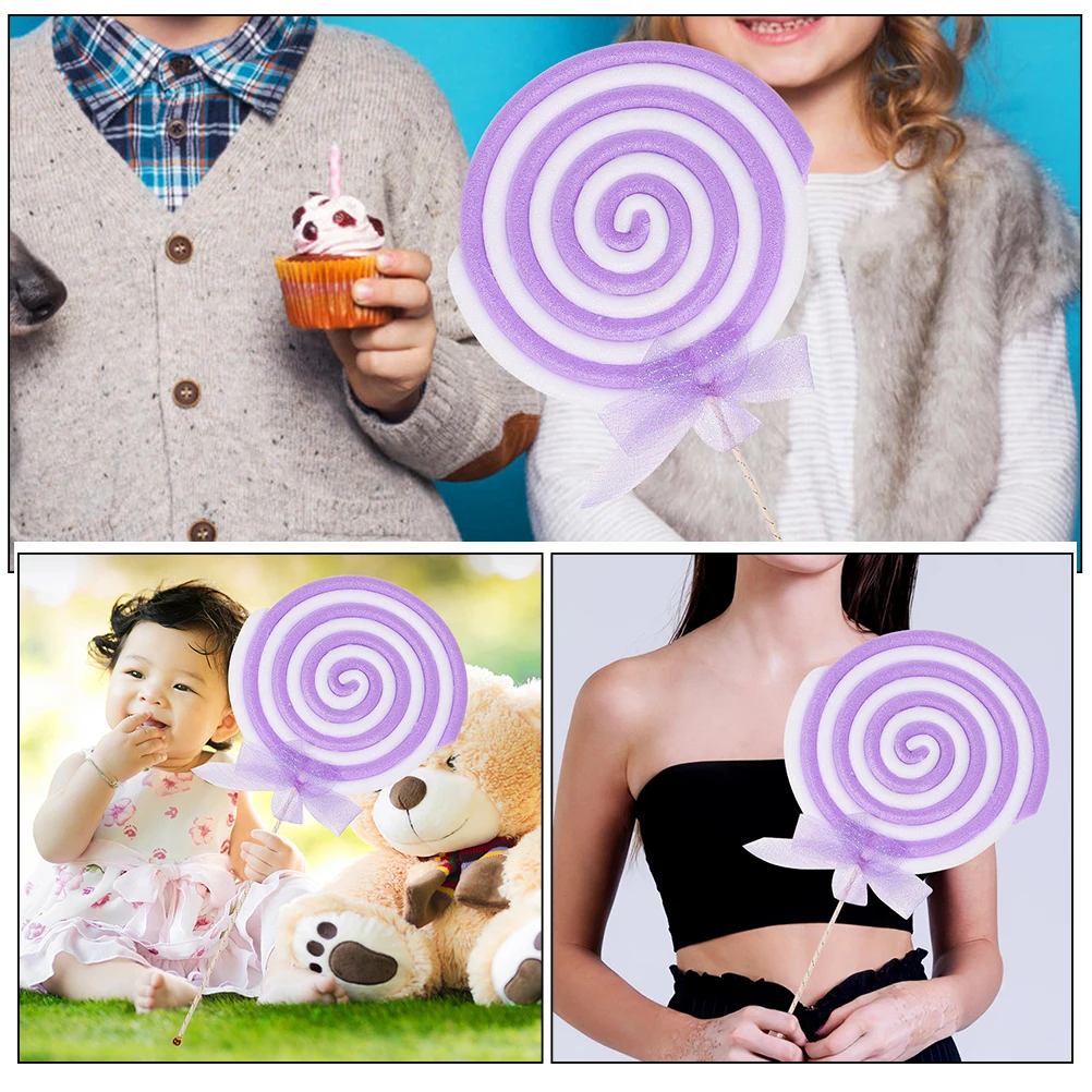 Simulation Lollipop Props Small Purple Size Realistic Design Photography Decorative nament Fake Food Party Christmas Home
Simulation Lollipop Props Small Purple Size Realistic Design Photography Decorative nament Fake Food Party Christmas Home