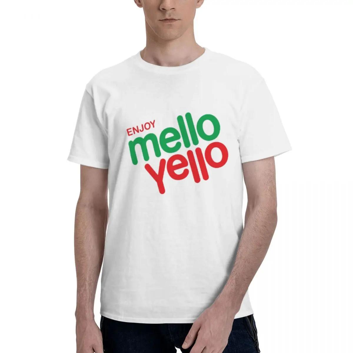Enjoy Mello Yello Soft Cotton Crew Neck Tee - Comfortable and Versatile Short Sleeve T-Shirt for All Seasons
Enjoy Mello Yello Soft Cotton Crew Neck Tee - Comfortable and Versatile Short Sleeve T-Shirt for All Seasons